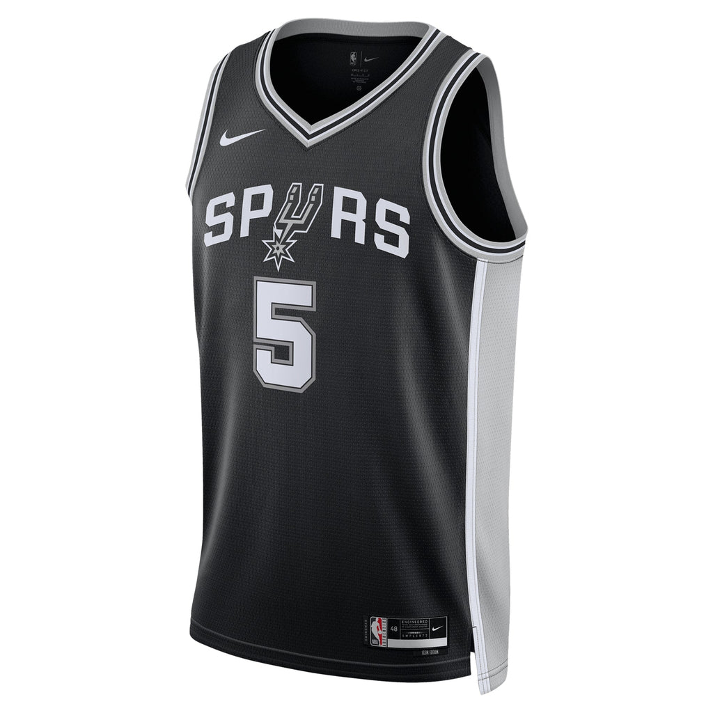 San Antonio Spurs Nike Icon Swingman Jersey - Black product image 3