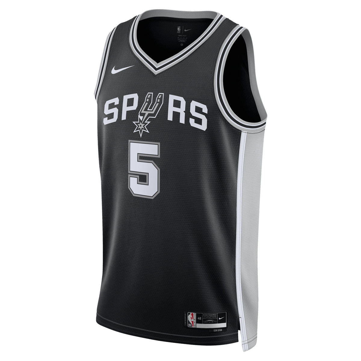 San Antonio Spurs Nike Icon Swingman Jersey - Black product image 3