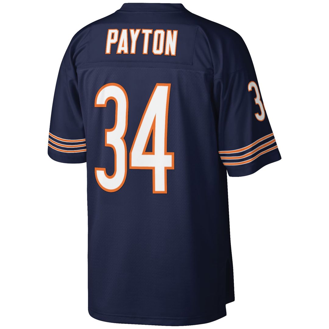 Chicago Bears Walter Payton Mitchell & Ness White Big & Tall 1985 Retired Player Replica Jersey product image 9, provided