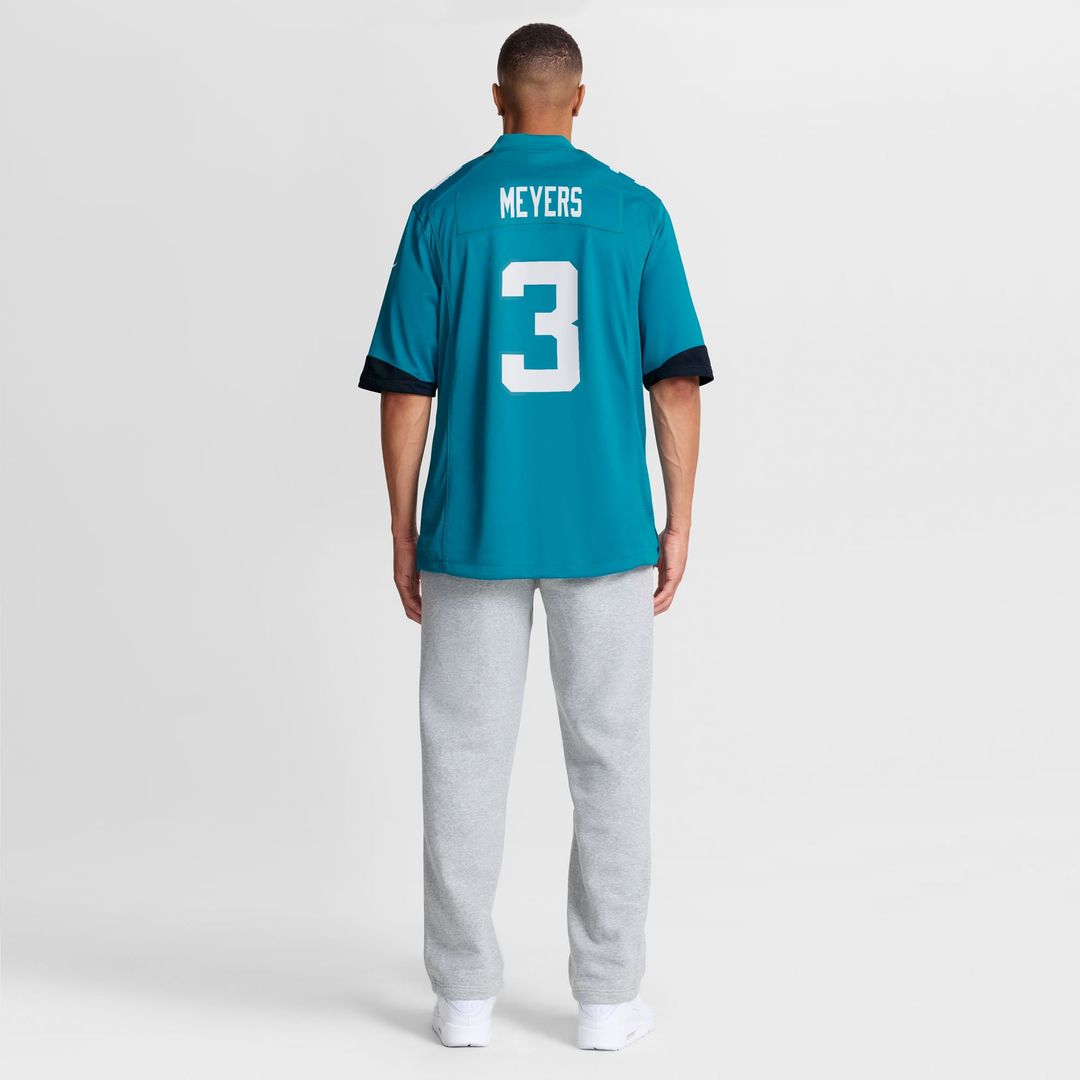 Jacksonville Jaguars Jakobi Meyers Nike Black Alternate Game Jersey product image 17, provided for visual reference and