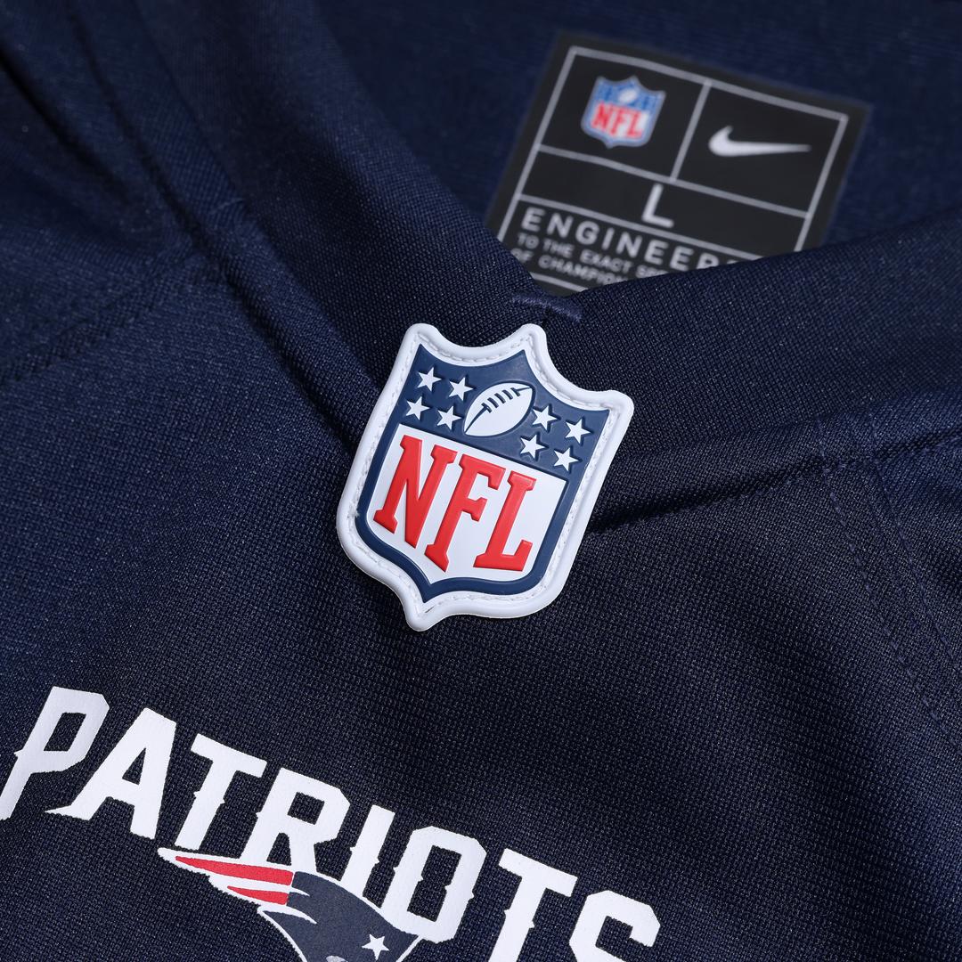 New England Patriots Mike Vrabel Nike Navy Game Retired Player Jersey product image 4, provided for visual reference and