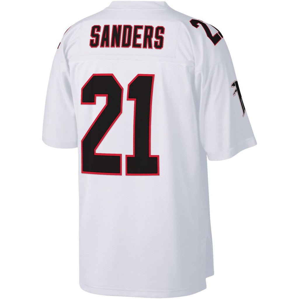 Atlanta Falcons Deion Sanders Mitchell & Ness Red Legacy Replica Jersey product image 9, provided for visual reference and