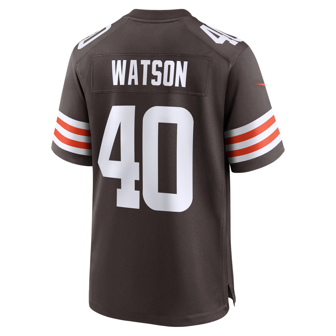 Cleveland Browns Nathaniel Watson Nike Brown Team Game Jersey product image 3, provided for visual reference and product