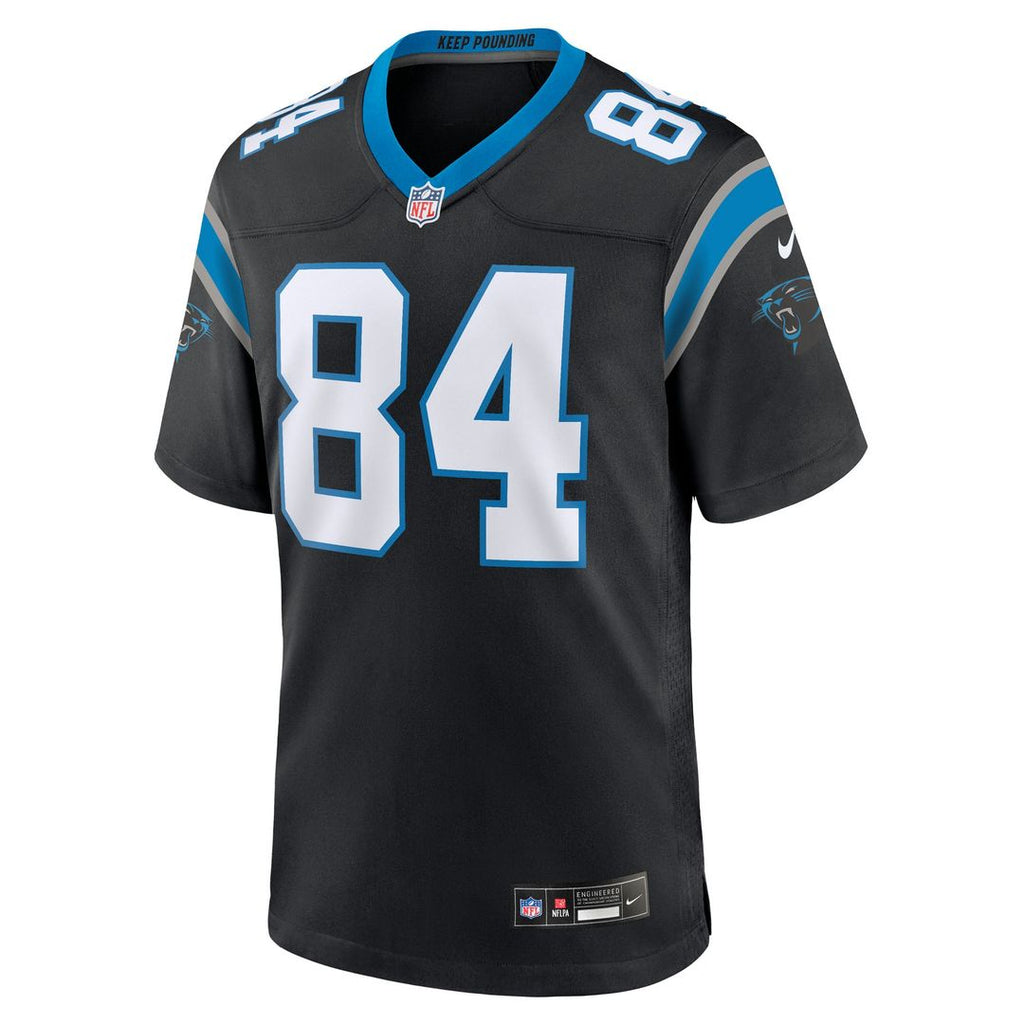 Carolina Panthers Mitchell Evans Nike Black Team Game Jersey product image 2, provided for visual reference and product