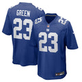 New York Giants Art Green Nike Royal Team Game Jersey product image 1, provided for visual reference and product detail