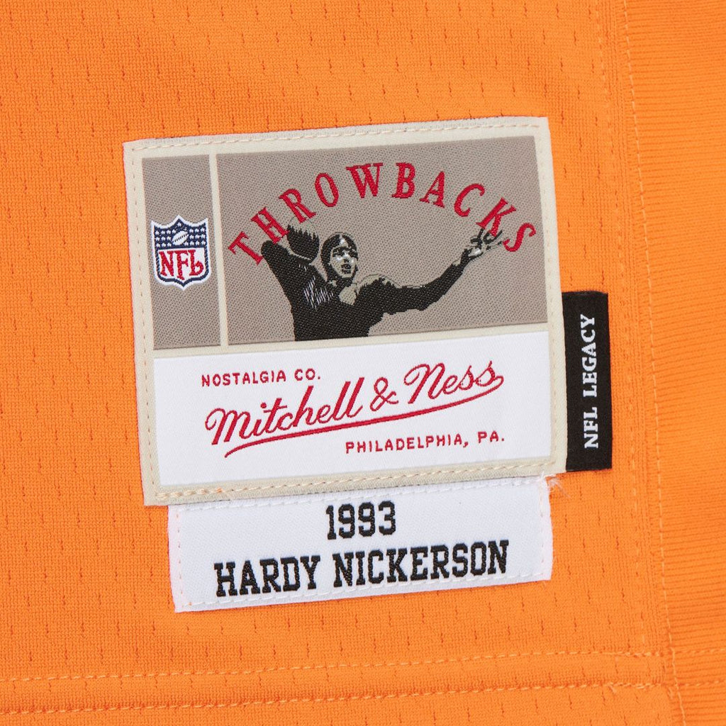 Tampa Bay Buccaneers Hardy Nickerson Mitchell & Ness Orange 1993 Legacy Replica Jersey product image 5, provided for visual