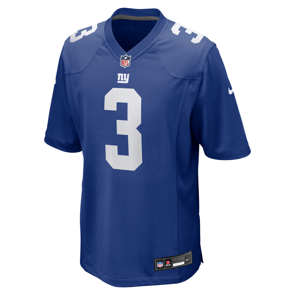 New York Giants Abdul Carter Nike Royal Team Game Jersey product image 2, provided for visual reference and product detail