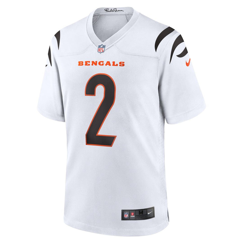 Cincinnati Bengals Evan McPherson Nike White Game Player Jersey product image 2, provided for visual reference and product