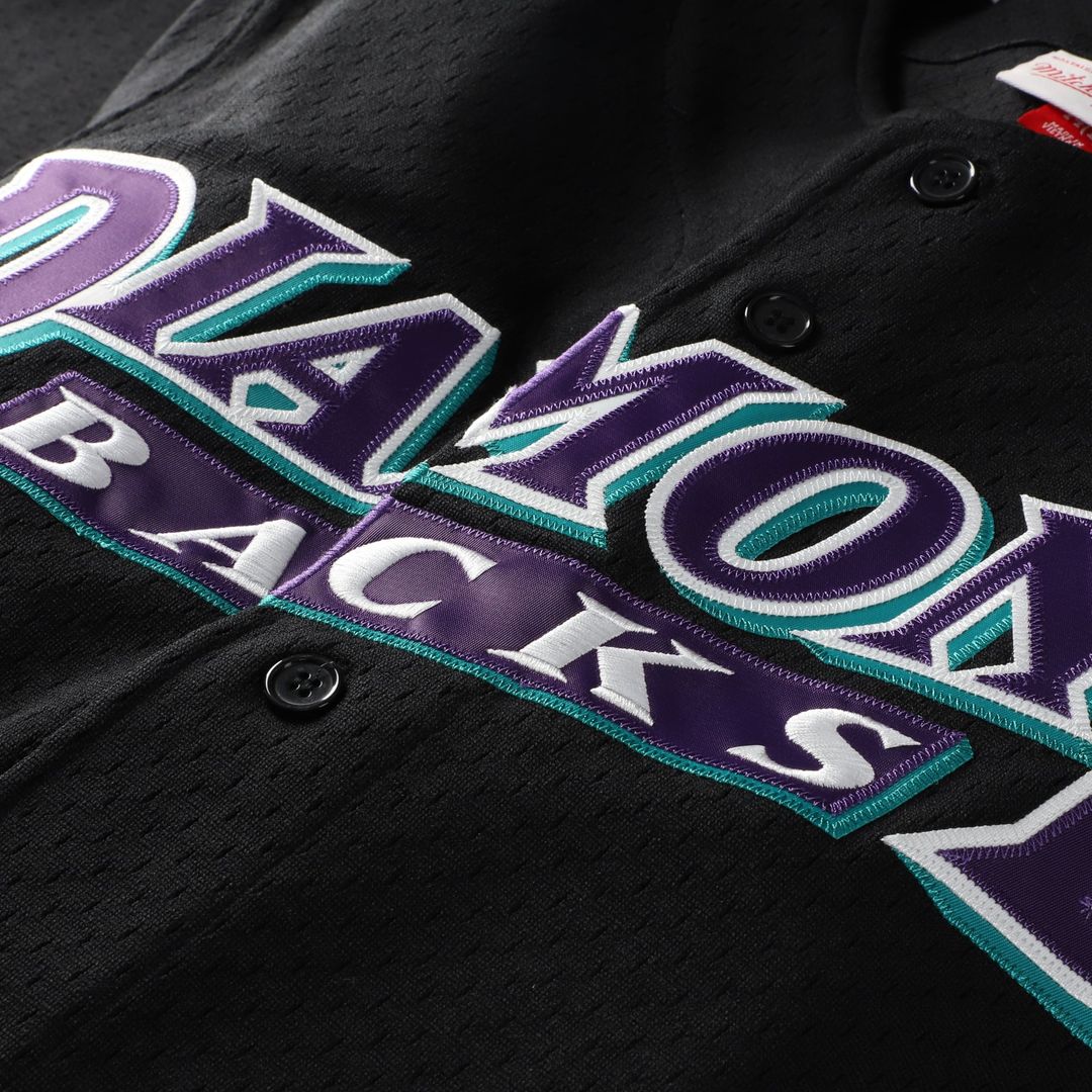 Arizona Diamondbacks Randy Johnson Mitchell & Ness Black Big & Tall Cooperstown Mesh Batting Practice Jersey product image