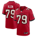Tampa Bay Buccaneers Elijah Klein Nike Red Game Jersey product image 1, provided for visual reference and product detail