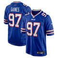 Buffalo Bills Greg Gaines Nike Royal Team Game Jersey product image 1, provided for visual reference and product detail