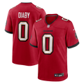 Tampa Bay Buccaneers YaYa Diaby Nike Red Game Jersey product image 1, provided for visual reference and product detail review