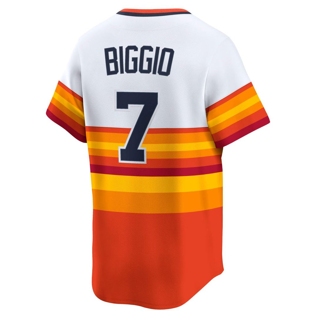 Houston Astros Craig Biggio Nike White Throwback Cooperstown Collection Limited Player Jersey product image 3, provided for