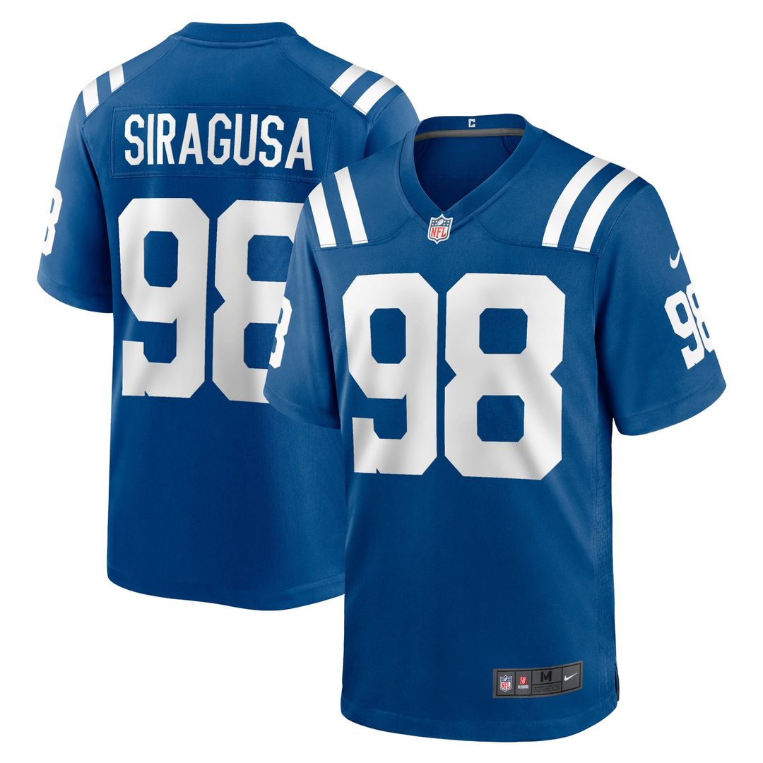 Indianapolis Colts Tony Siragusa Nike Blue Retired Player Alternate Game Jersey product image 13, provided for visual