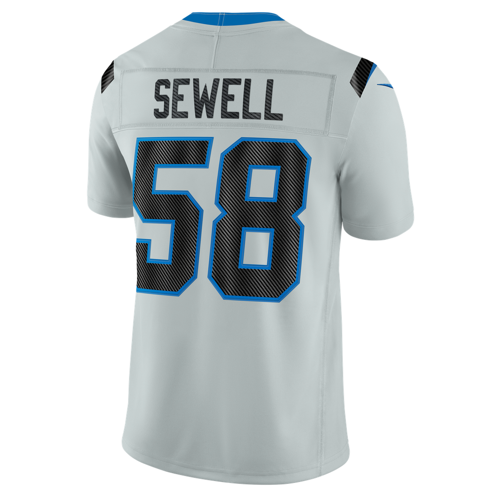 Detroit Lions Penei Sewell Nike Silver 2026 Rivalries Collection Stitched Limited Jersey product image 3, provided for