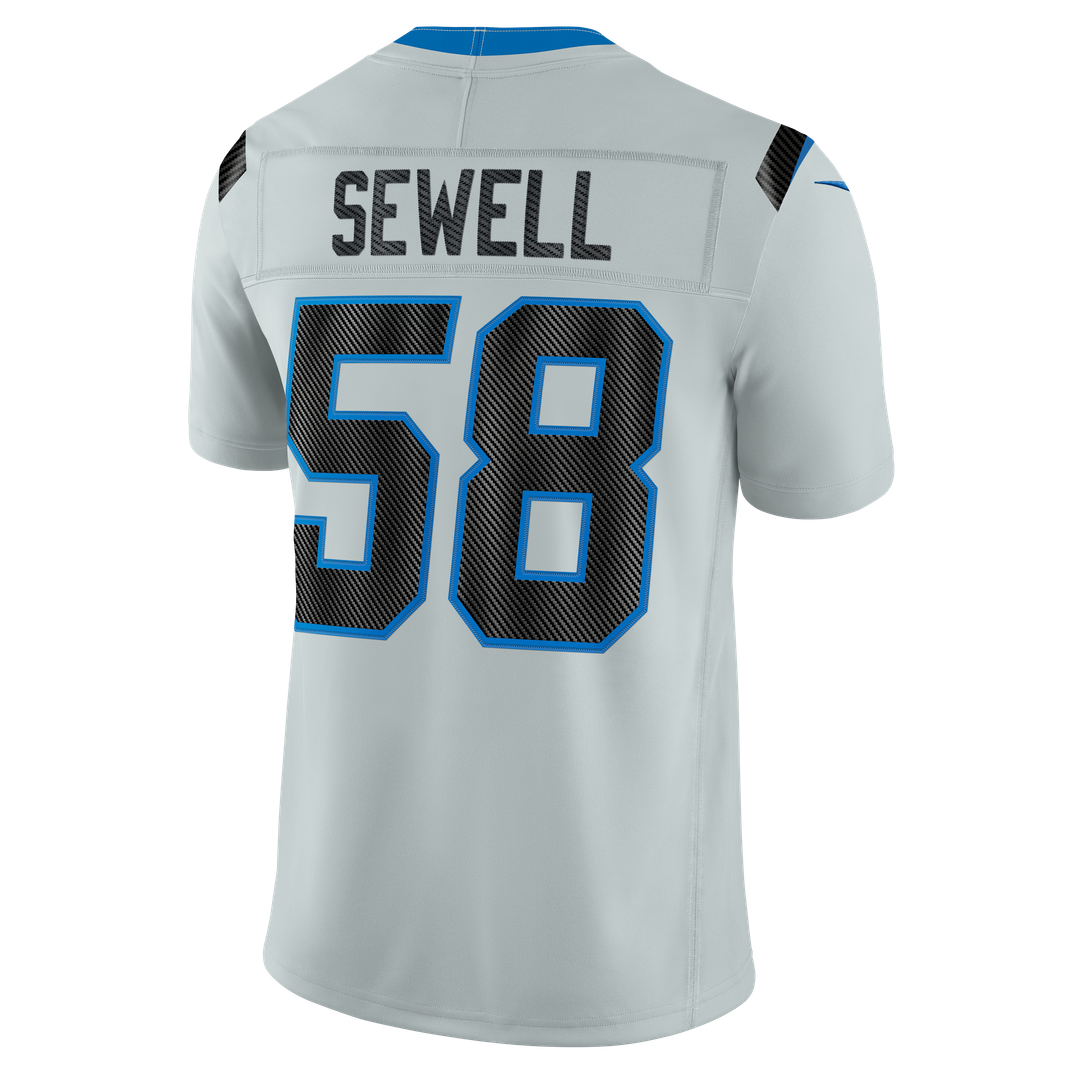 Detroit Lions Penei Sewell Nike Silver 2026 Rivalries Collection Stitched Limited Jersey product image 3, provided for