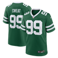 New York Jets T'Vondre Sweat Nike Legacy Green Team Game Jersey product image 1, provided for visual reference and product