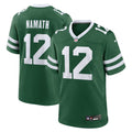 New York Jets Joe Namath Nike Legacy Green Game Jersey product image 1, provided for visual reference and product detail