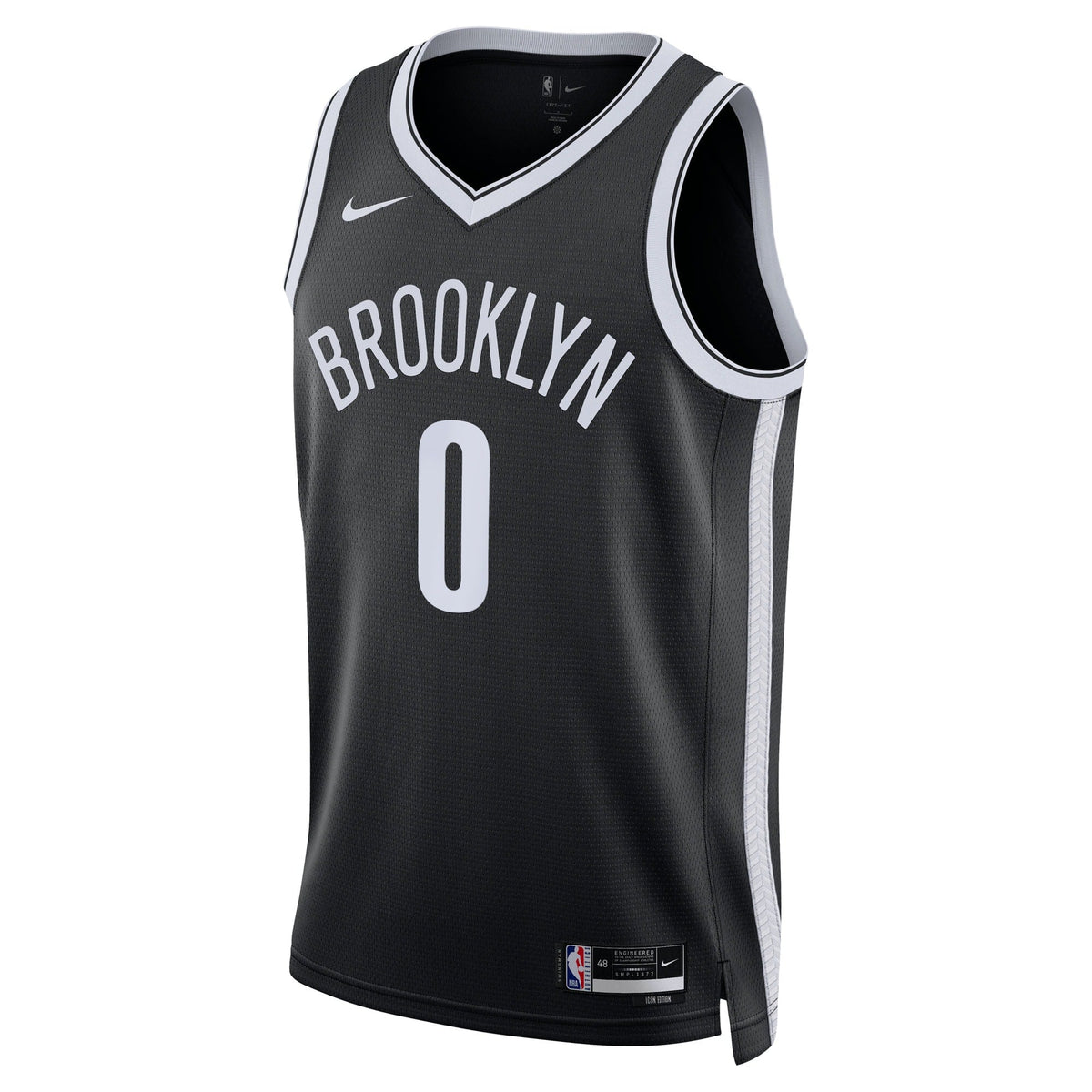 Brooklyn Nets Nike Icon Swingman Jersey - Black - Mikel product image 3