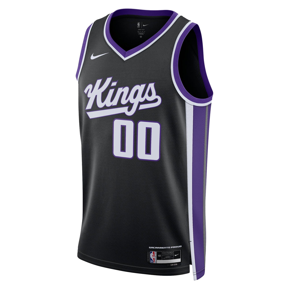 Sacramento Kings Nike Icon Swingman Jersey - Custom - Unisex product image 3, provided for visual reference and product