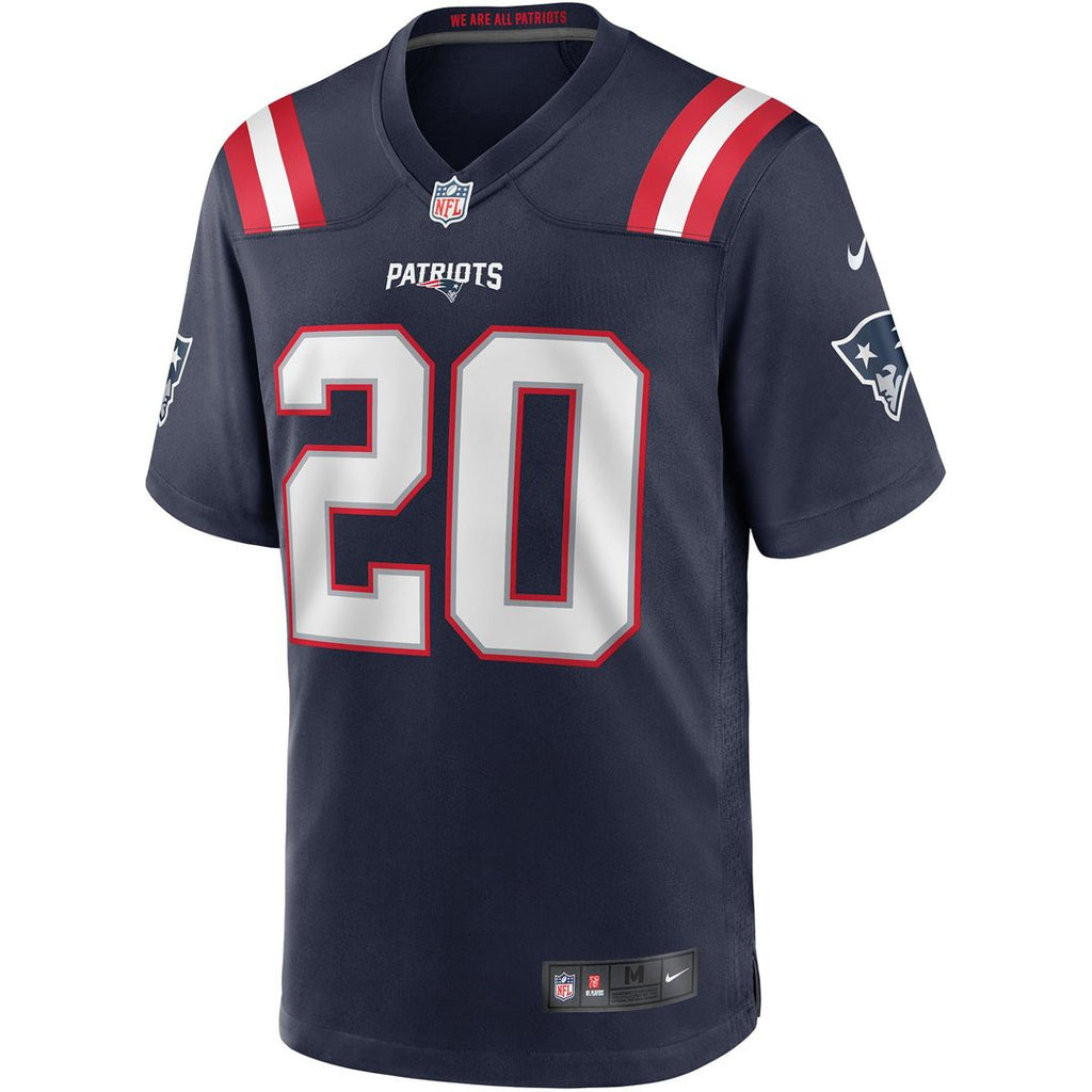 New England Patriots Gino Cappelletti Nike Navy Game Retired Player Jersey product image 2, provided for visual reference