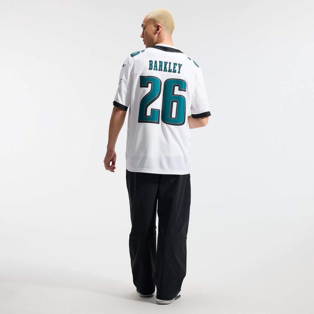 Philadelphia Eagles Saquon Barkley Nike Black Alternate Vapor F.U.S.E. Stitched Limited Jersey product image 17, provided