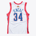 NBA 2004 West Shaquille ONeal Authentic All-Star Jersey By Mitchell & Ness - White product image 1, provided for visual