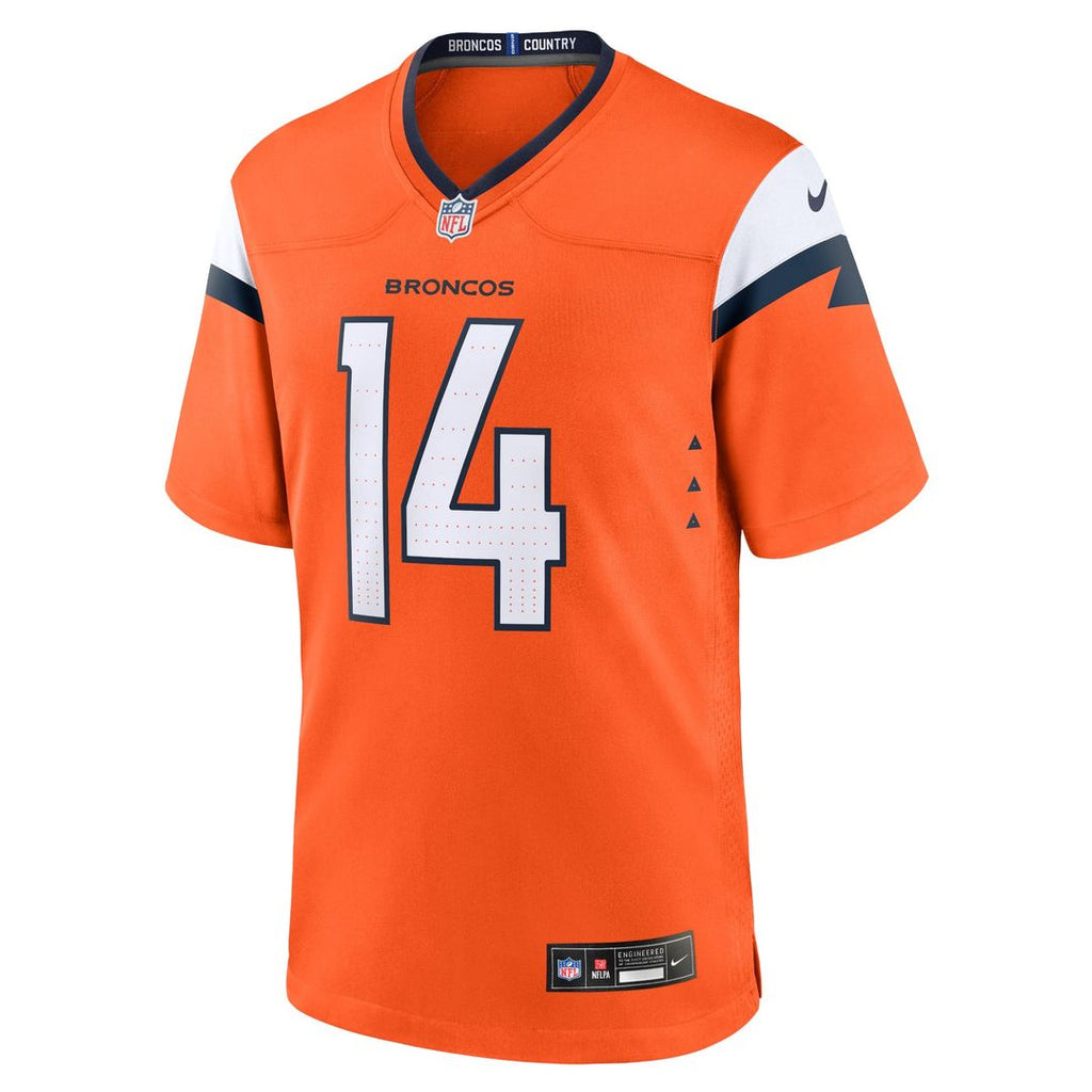 Denver Broncos Courtland Sutton Nike Orange Mile High Collection Game Jersey product image 2, provided for visual reference