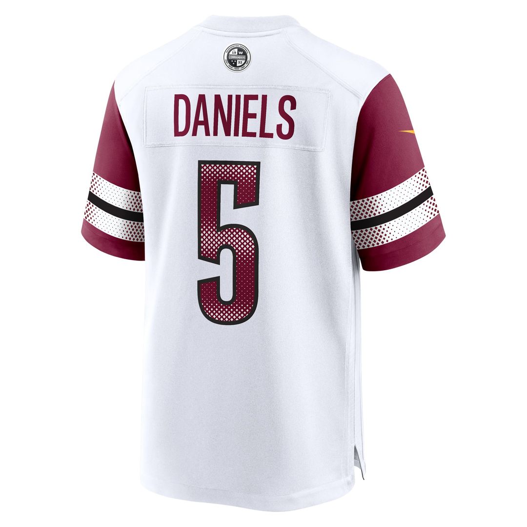 Washington Commanders Jayden Daniels Nike White Player Game Jersey product image 6, provided for visual reference and