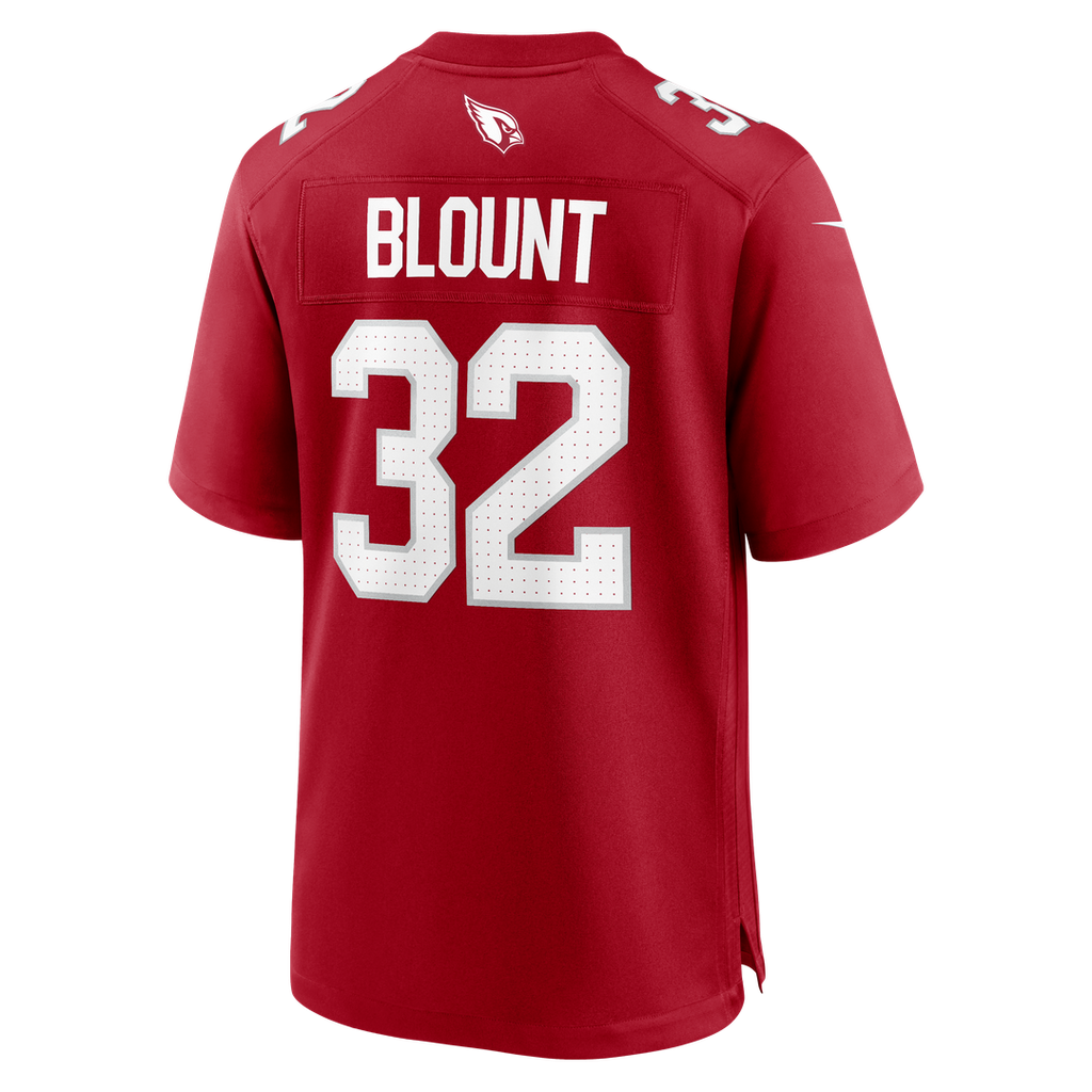 Arizona Cardinals Joey Blount Nike Cardinal Game Jersey product image 3, provided for visual reference and product detail