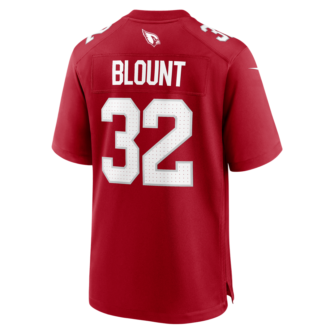 Arizona Cardinals Joey Blount Nike Cardinal Game Jersey product image 3, provided for visual reference and product detail