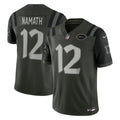 New York Jets Joe Namath Nike Green Rivalries Collection Stitched Limited Jersey product image 1, provided for visual