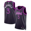 Minnesota Timberwolves Nike 2025/26 City Edition Swingman Jersey - Black - Jaden McDaniels - Unisex product image 1,
