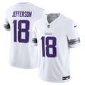 Minnesota Vikings Justin Jefferson Nike White Alternate Vapor F.U.S.E. Limited Jersey product image 1, provided for visual