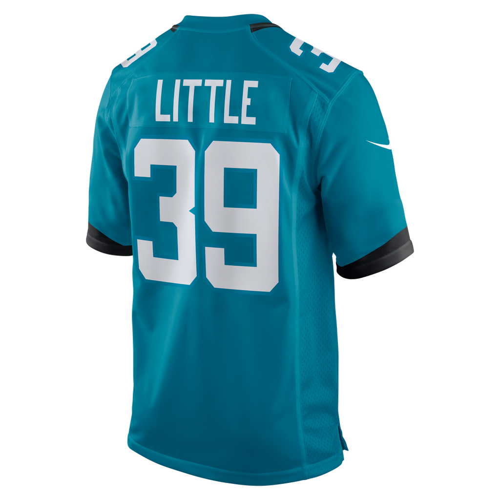 Jacksonville Jaguars Cam Little Nike Teal Team Game Jersey product image 3, provided for visual reference and product detail