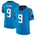 Carolina Panthers Bryce Young Nike Blue Vapor F.U.S.E. Limited Jersey product image 1, provided for visual reference and