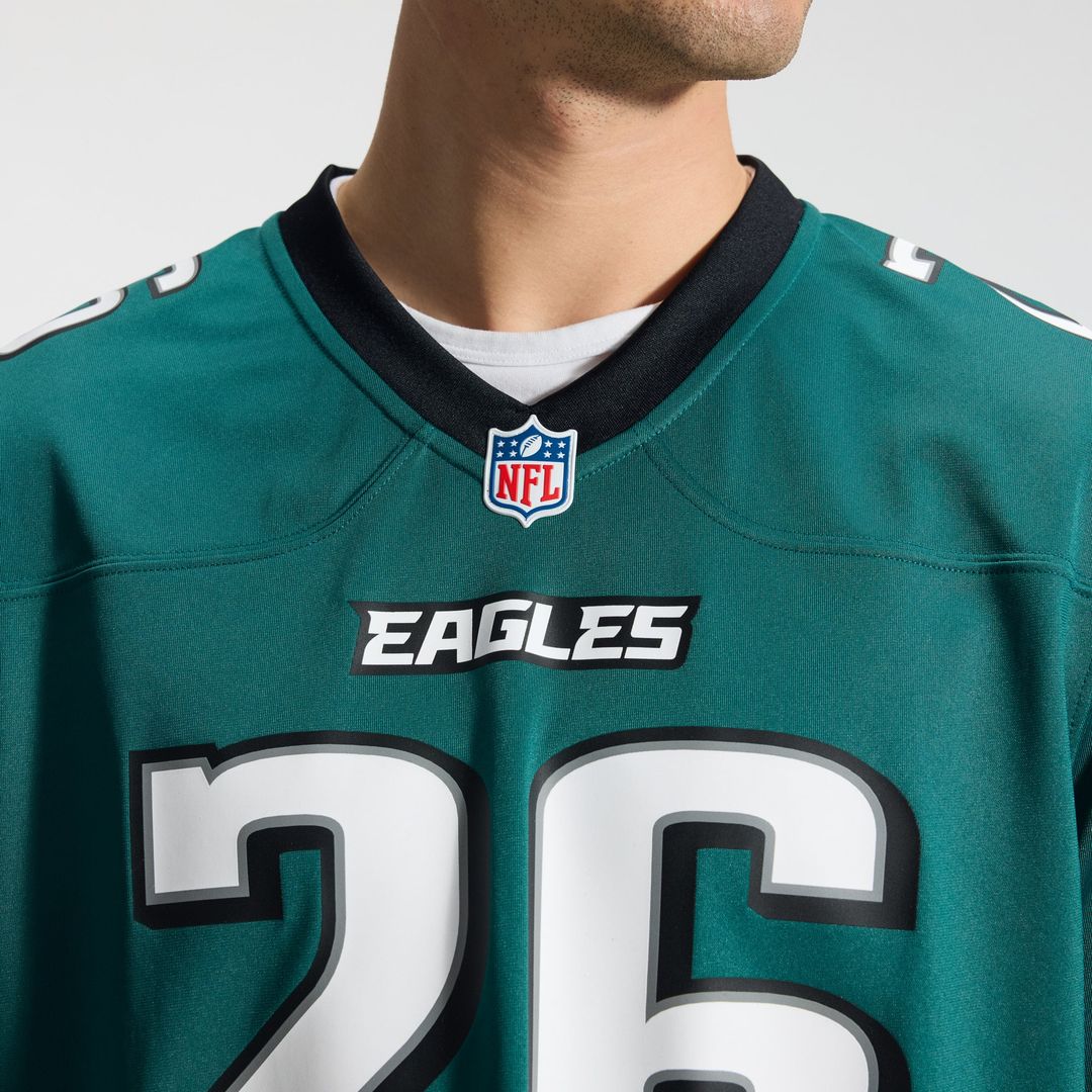 Philadelphia Eagles Saquon Barkley Nike Midnight Green Team Game Jersey product image 22, provided for visual reference and
