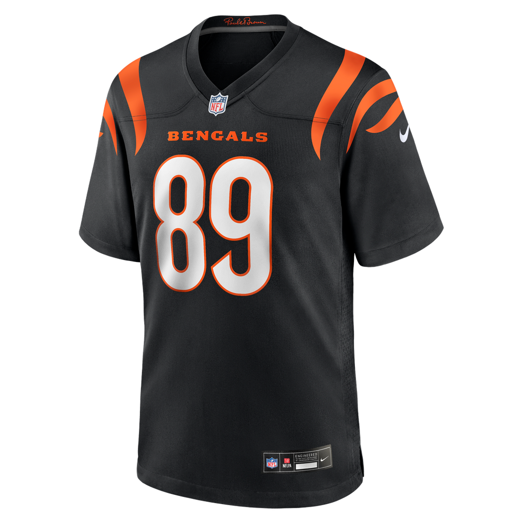 Cincinnati Bengals Drew Sample Nike Black Game Jersey product image 2, provided for visual reference and product detail
