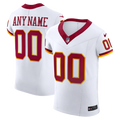 Washington Commanders Nike White Vapor F.U.S.E. Elite Custom Jersey product image 1, provided for visual reference and