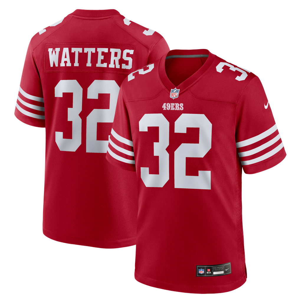 San Francisco 49ers Ricky Watters Nike Scarlet Retired Player Game Jersey product image 1, provided for visual reference and