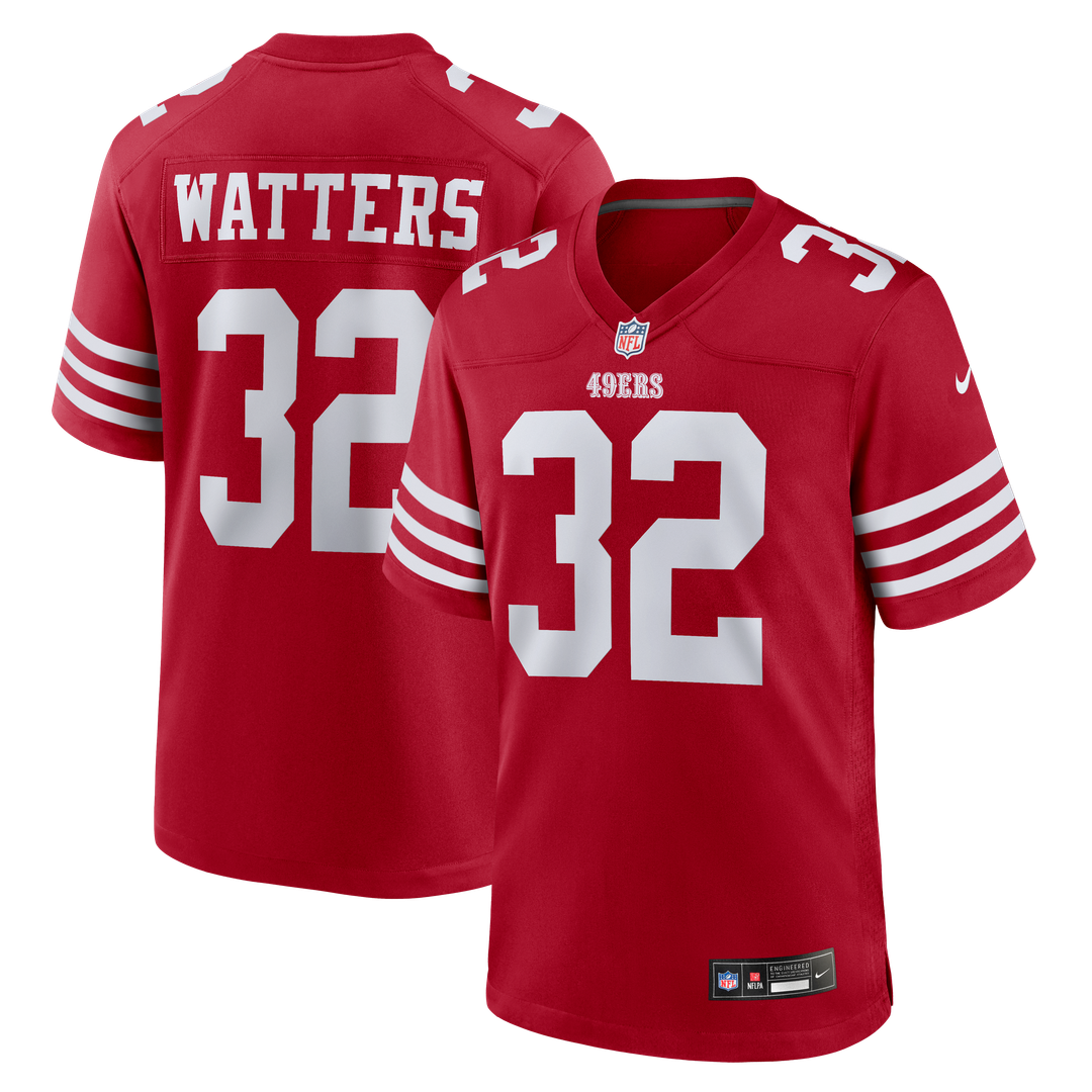 San Francisco 49ers Ricky Watters Nike Scarlet Retired Player Game Jersey product image 1, provided for visual reference and