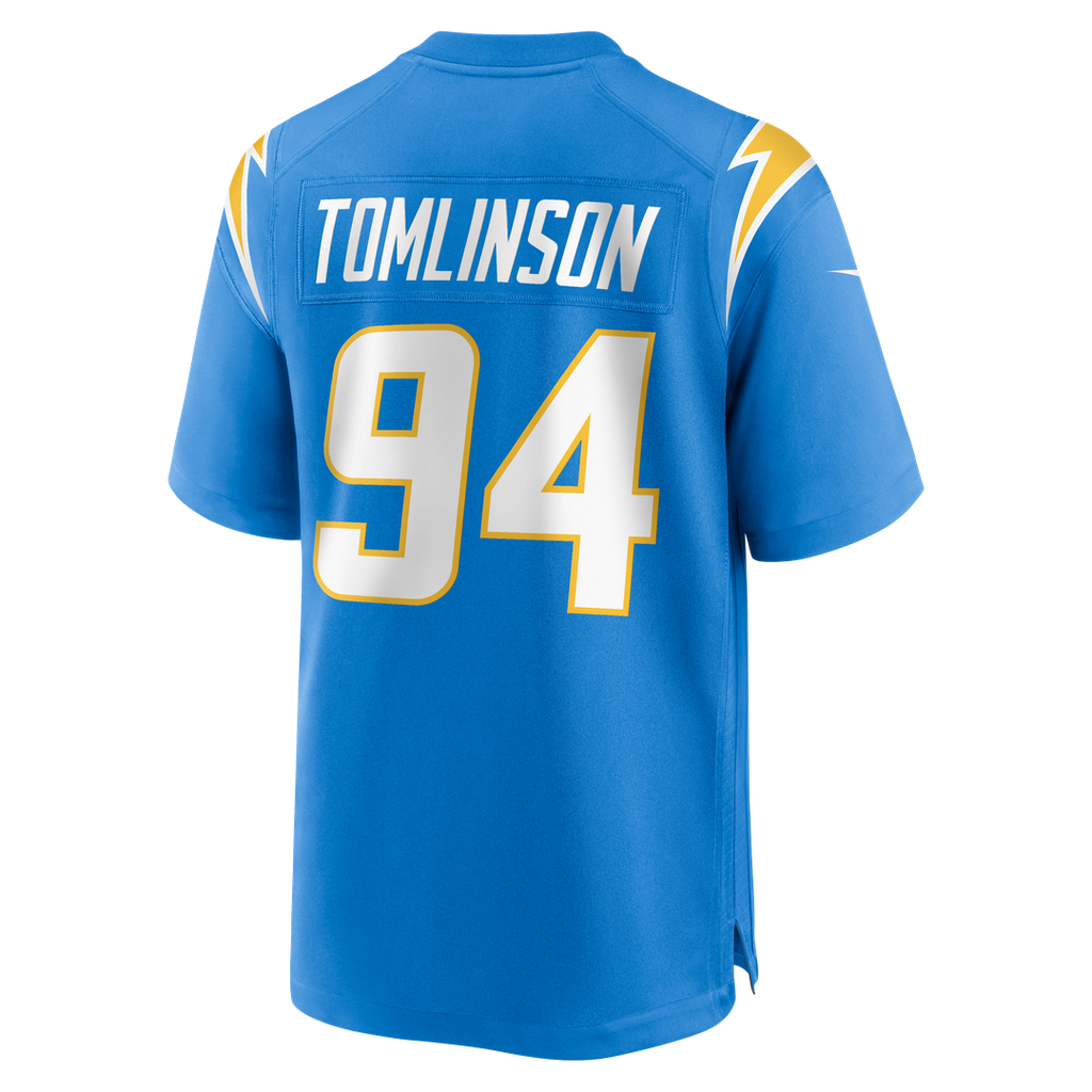 Los Angeles Chargers Dalvin Tomlinson Nike Powder Blue Team Game Jersey product image 3, provided for visual reference and