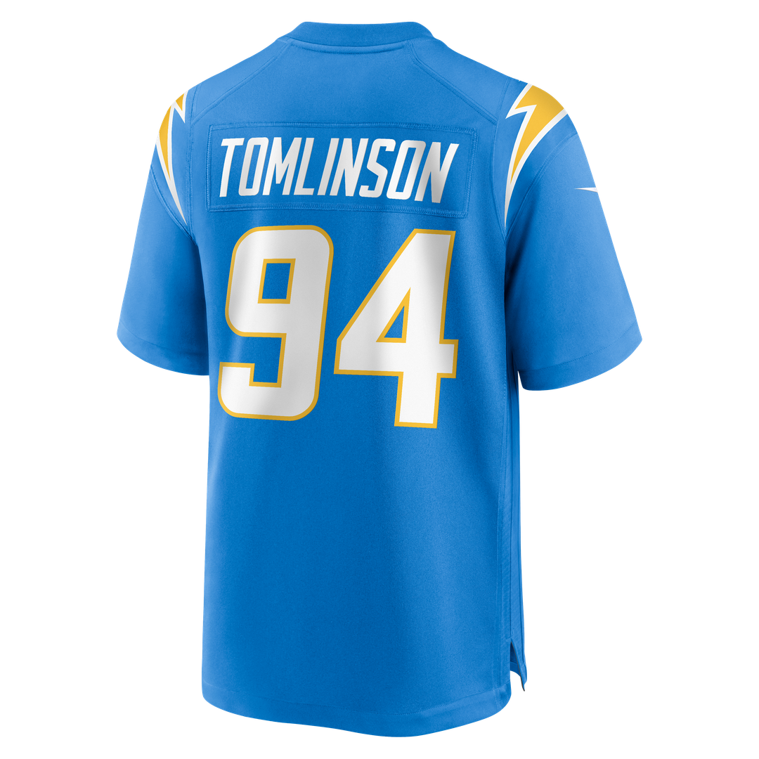 Los Angeles Chargers Dalvin Tomlinson Nike Powder Blue Team Game Jersey product image 3, provided for visual reference and