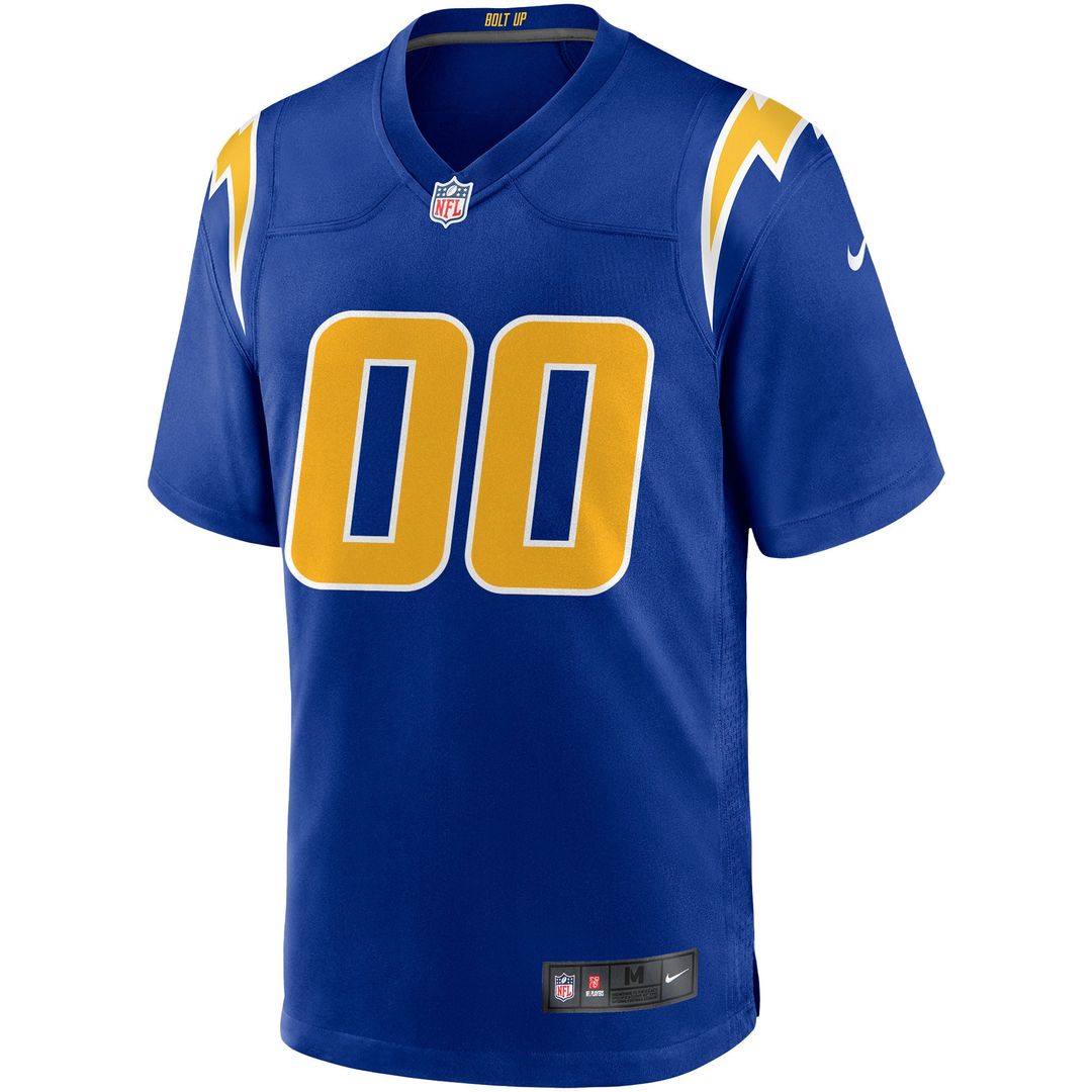 Los Angeles Chargers Nike Royal Alternate Custom Game Jersey product image 2, provided for visual reference and product
