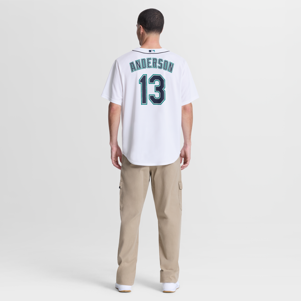 Seattle Mariners Kade Anderson Nike White Home Replica Jersey product image 2, provided for visual reference and product