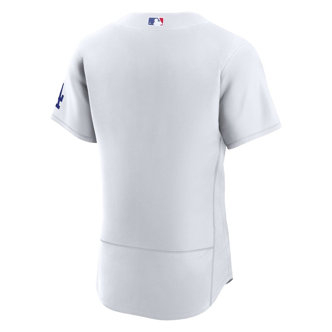 Los Angeles Dodgers Nike White Home Authentic Jersey product image 3, provided for visual reference and product detail review
