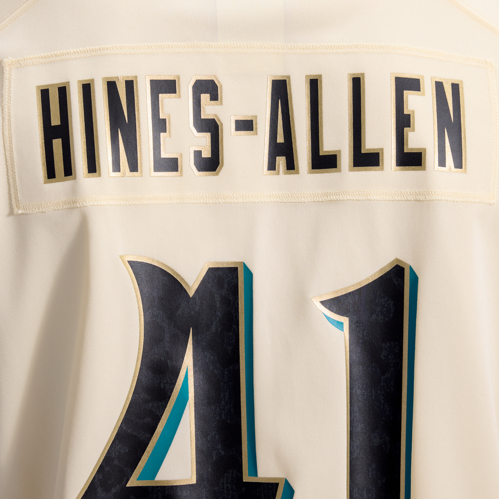 Jacksonville Jaguars Josh Hines-Allen Nike Natural 2026 Rivalries Collection Game Jersey product image 11, provided for