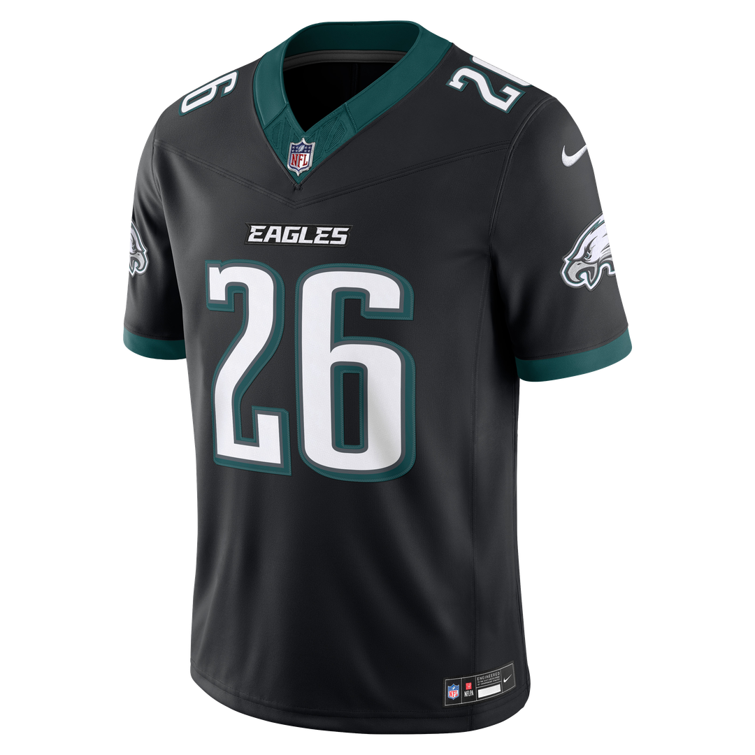 Philadelphia Eagles Saquon Barkley Nike White Vapor F.U.S.E. Stitched Limited Jersey product image 34, provided for visual