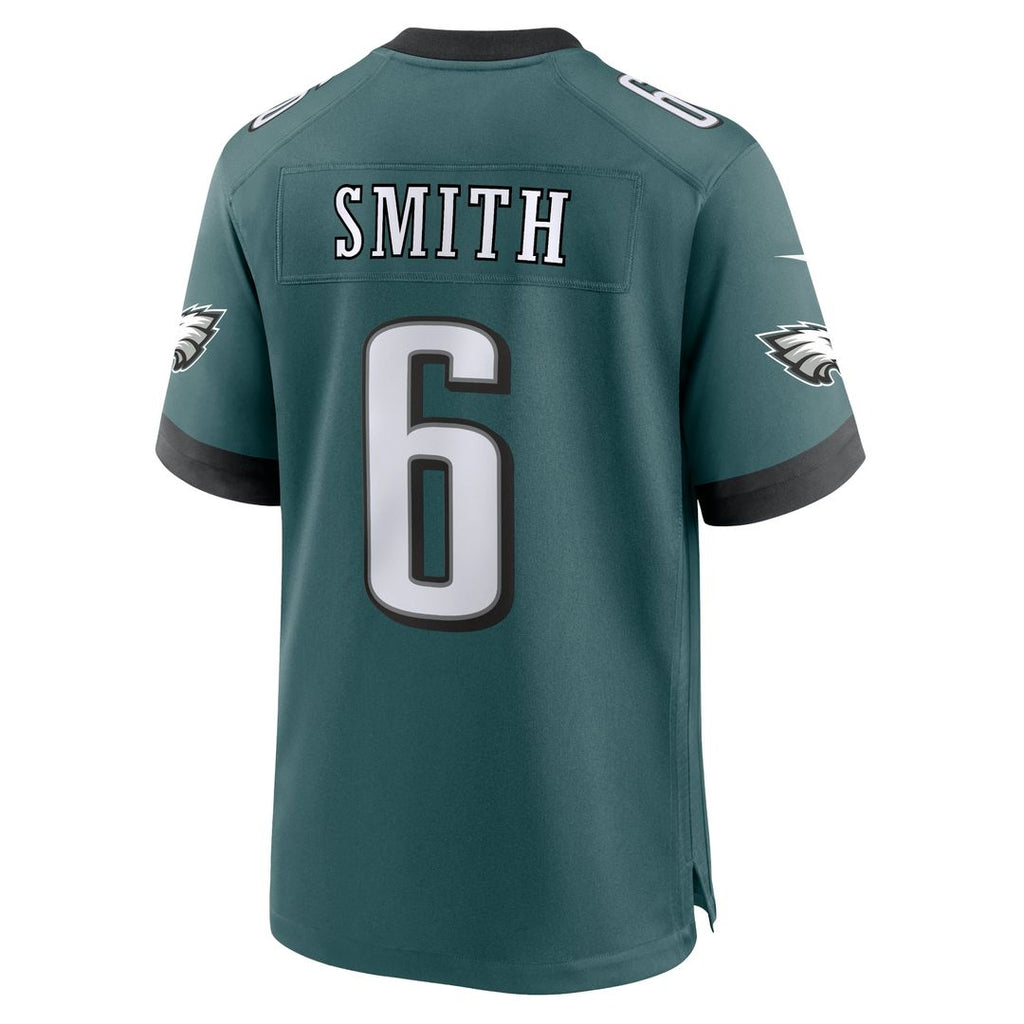 Philadelphia Eagles DeVonta Smith Nike Midnight Green Player Game Jersey product image 9, provided for visual reference and