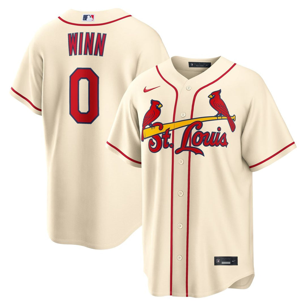 St. Louis Cardinals Masyn Winn Nike Light Blue Alternate Replica Jersey product image 7, provided for visual reference and